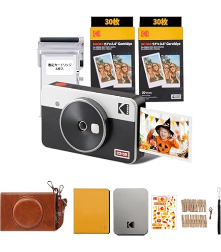 フィルムカメラ KODAK Instant Square Printer P300 Amazon.co.jp: KODAK P300WH Instant Printer for Smartphones